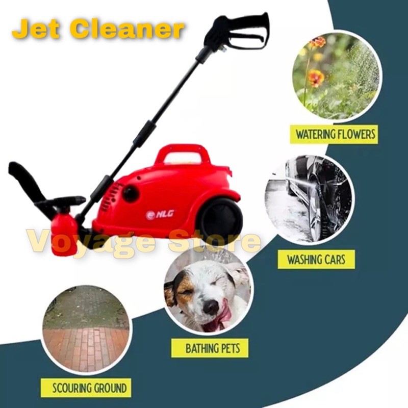 High Pressure water gun JET Cleaner alat mesin pembersih cuci mobil motor AC NLG HPC 40TS ORIGINAL
