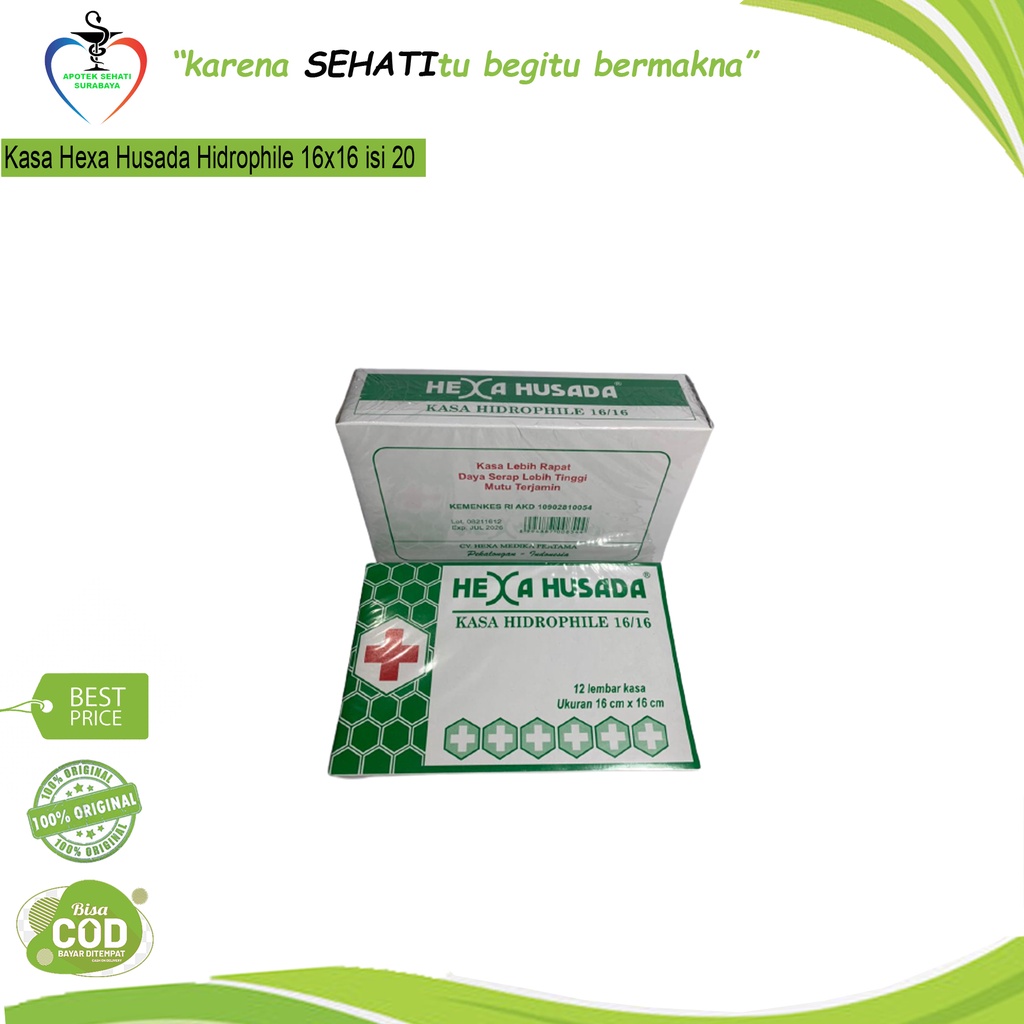 KASA STREIL HEXA HUSADA HIDROFIL 16X16