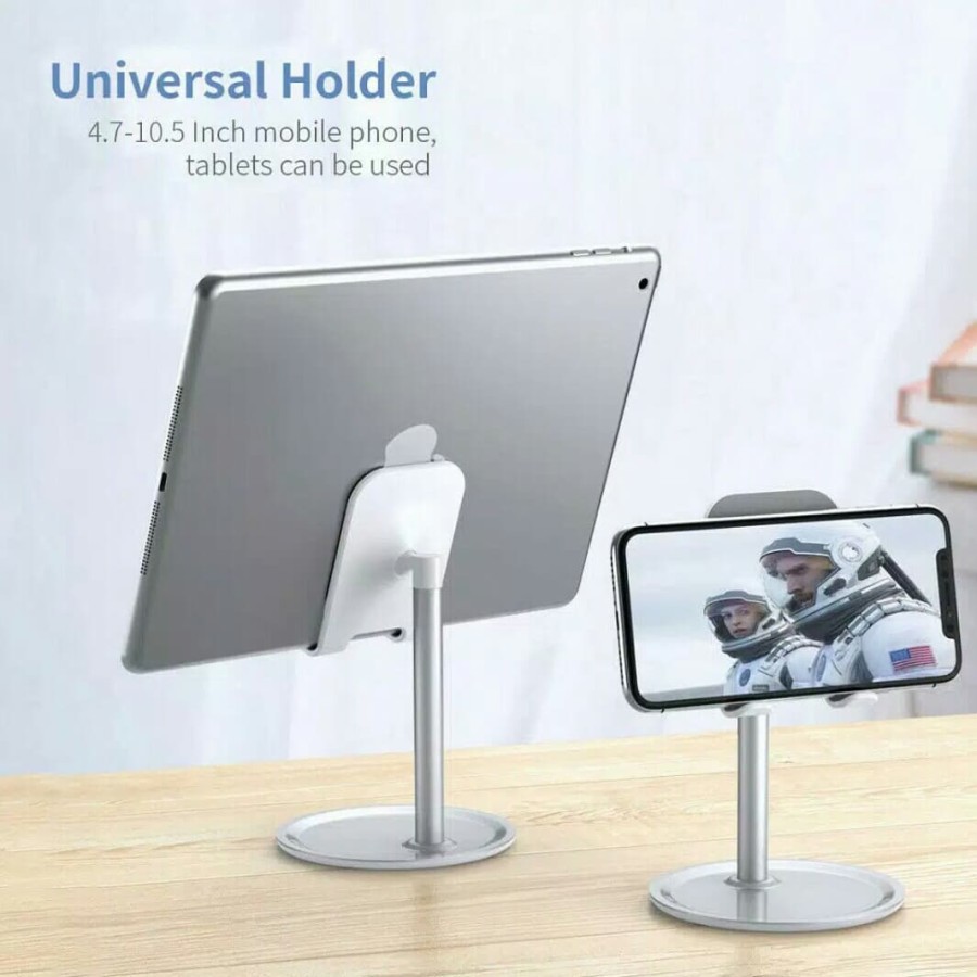 MODEL BULAT Dudukan BESI UTK HP Handphone Tablet Stand Holder