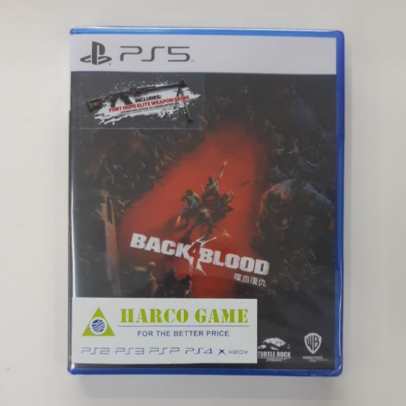 PS5 / PS4 BACK 4 BLOOD / BACK FOR BLOOD REGION 3 ASIA ENGLISH