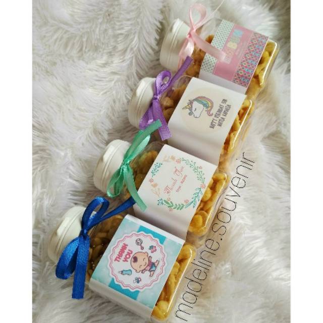 

souvenir snack ulang tahun aqiqah pernikahan seminar khitan isi kacang