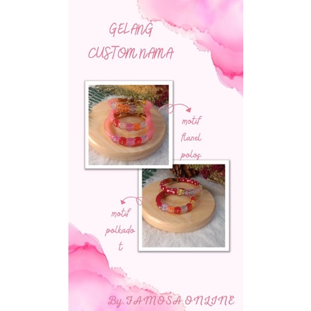 GELANG SAWAN CUSTOM NAMA