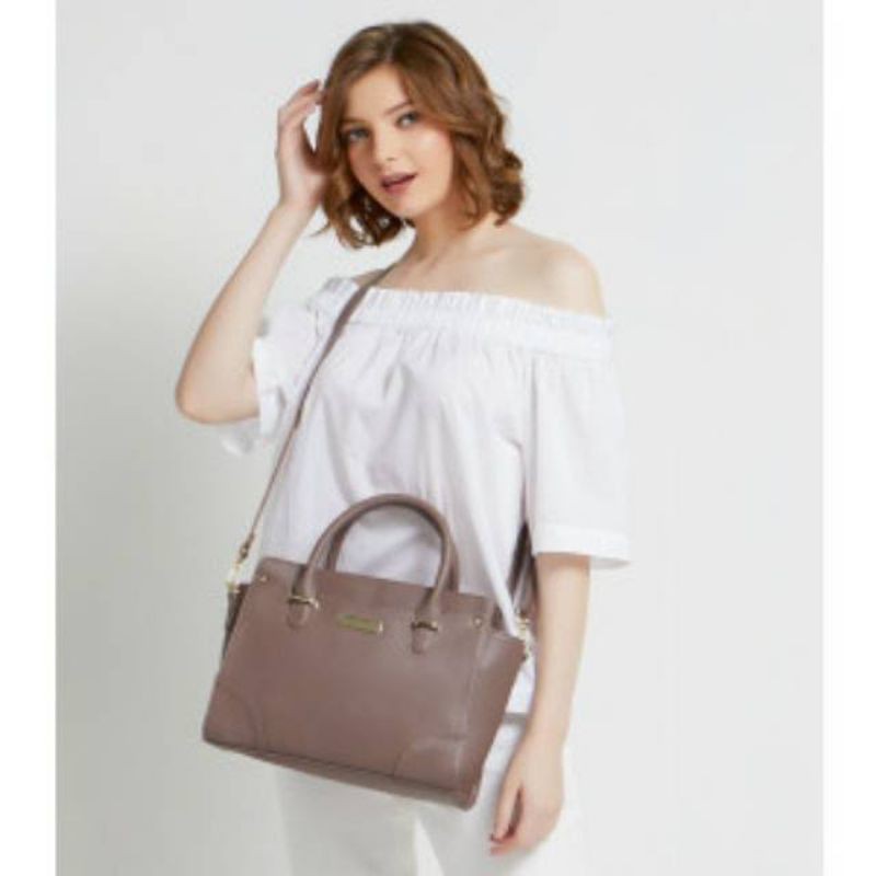 TAS VIENE ( PINK,COKLAT) By SOPHIE MARTIN PARIS TAS KERJA SELEMPANG & BAHU WANITA