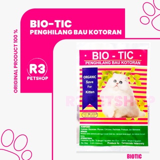 Bio Tic 50gr Penghilang Bau kotoran Kucing/Kitten Aman Dimakan