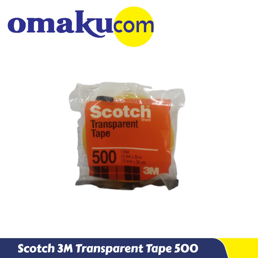 

Isolasi Scotch 3M Transparent Tape 500 12mm x 36m