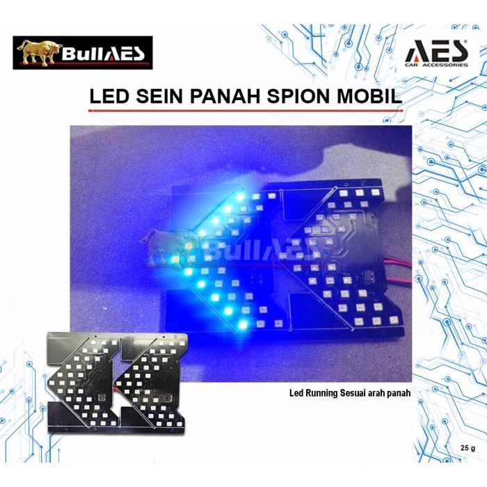 lampu led sein panah kaca spion mobil