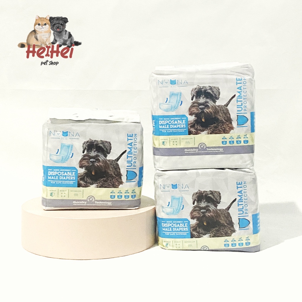 Noona Pets Pampers Jantan 1 pack - Popok Diapers Anjing Dog Male