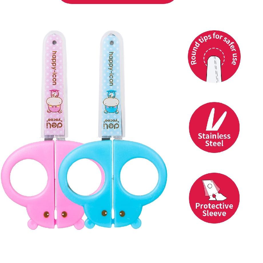 

STAR Deli Hippo Gunting Sekolah ujung gunting yang tumpul aman digunakan anak anak 128mm E6032