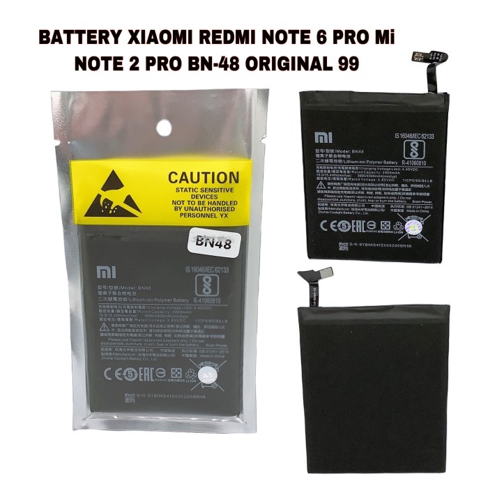 Baterai Xiaomi Redmi Note 6 pro BN 48 BN-48 BN48 BATTERY XIAOMI REMI NOTE 6 PRO ORI