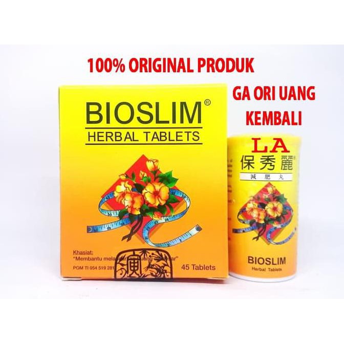 BIoslim Herbal Tablet Obat Pelangsing / Menurunkan Berat Badan