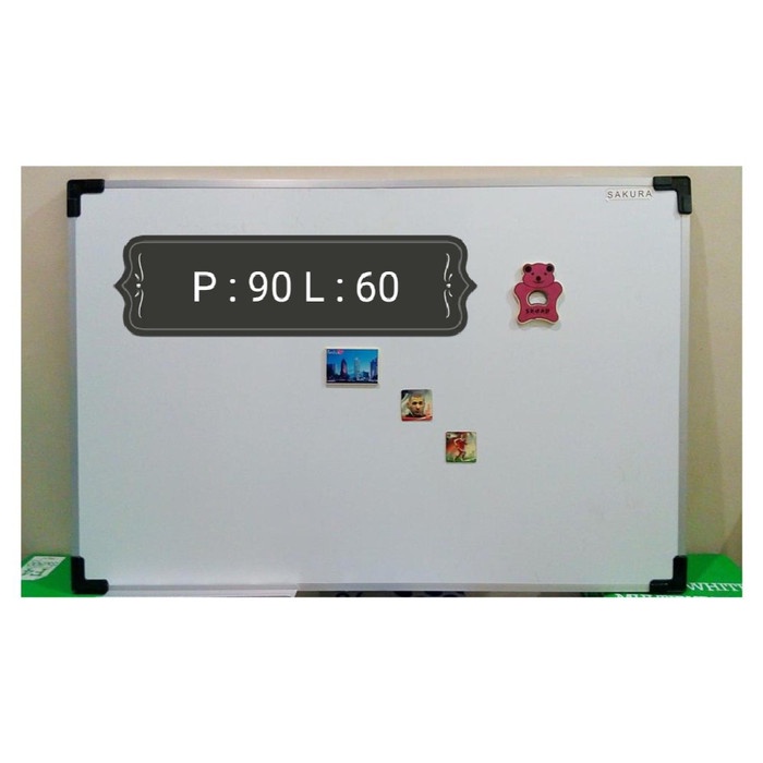 

papan tulis whiteboard magnet 60x90 promo