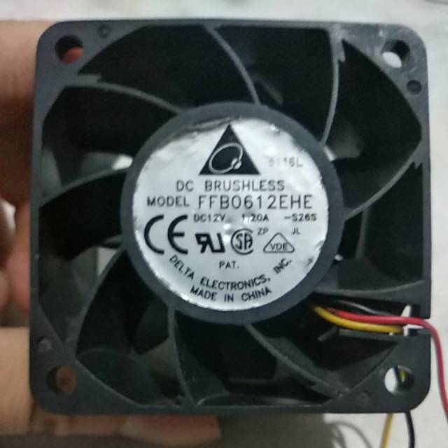 Fan delta dc 12v 1.20a 6cm high speed