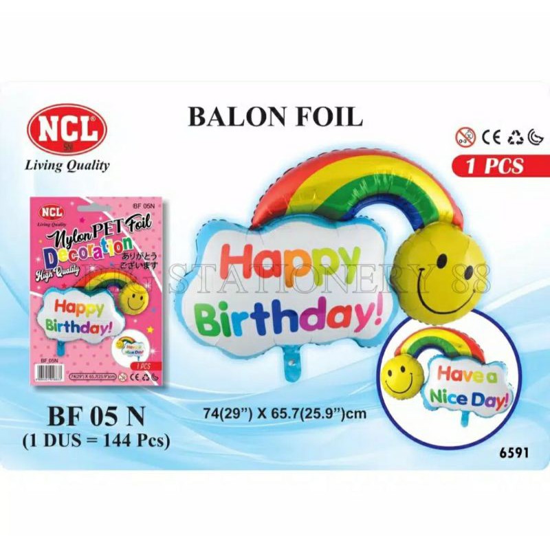 Balon Nylon Foil NCL / Balon Motif