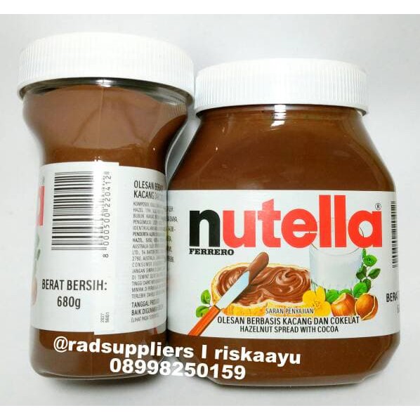 

Nutella Hazelnut Spread with Cocoa 750gram