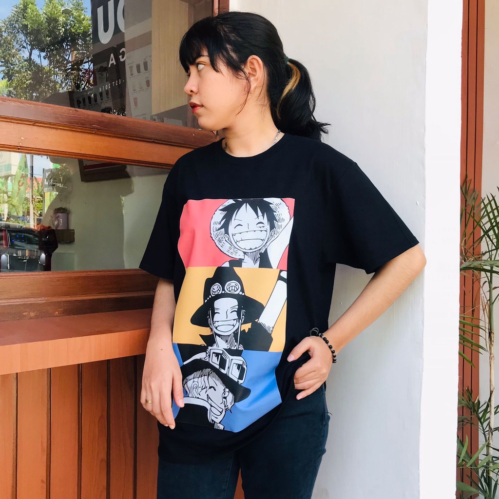 Tshirt One Piece Luffy Sabo Asce Bonding Mugiwara