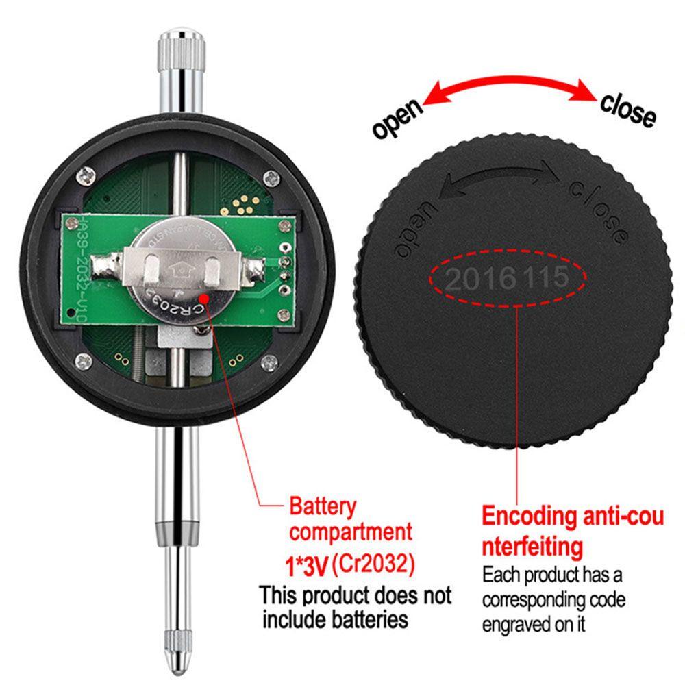 POPULAR Populer IP54 0-12.7mm Elektronik Micrometer Mesure Alat Instrumen Test Gauge Metric Inch Dial