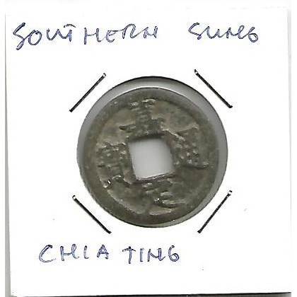 Koin Gopok Antik China Southern Sung Asli Chia Ting