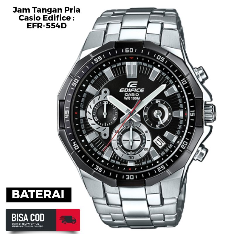 Jam Tangan Pria Casio Edifice : EFR-554D