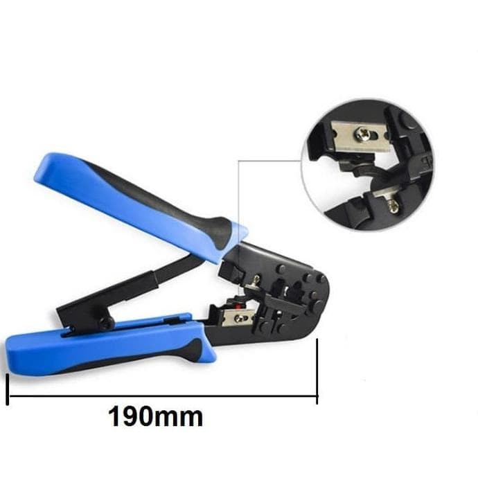 HT-568R Crimping Tool 8P 6P RJ45 RJ11 RJ12 LAN Network Strip Cutter