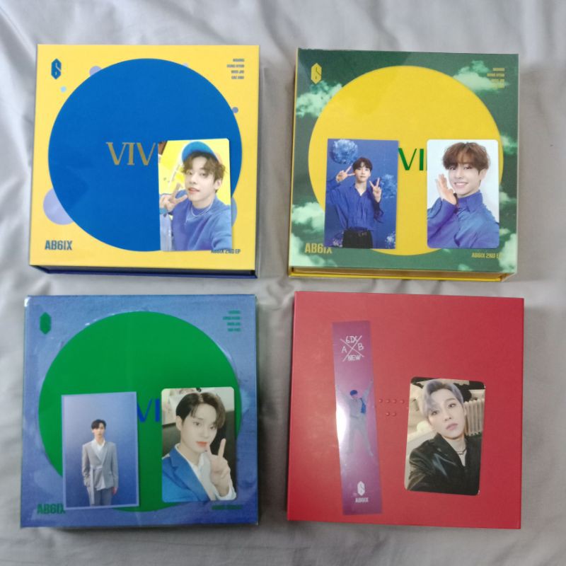 AB6IX ALBUM FULLSET UNSEALED VIVID 6IXENSE WOONG DAEHWI WOOJIN DONGHYUN YOUNGMIN PC PHOTOCARD