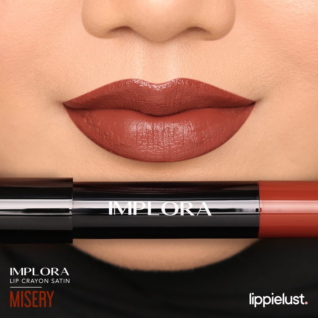 Implora Lip Crayon Satin Original BPOM