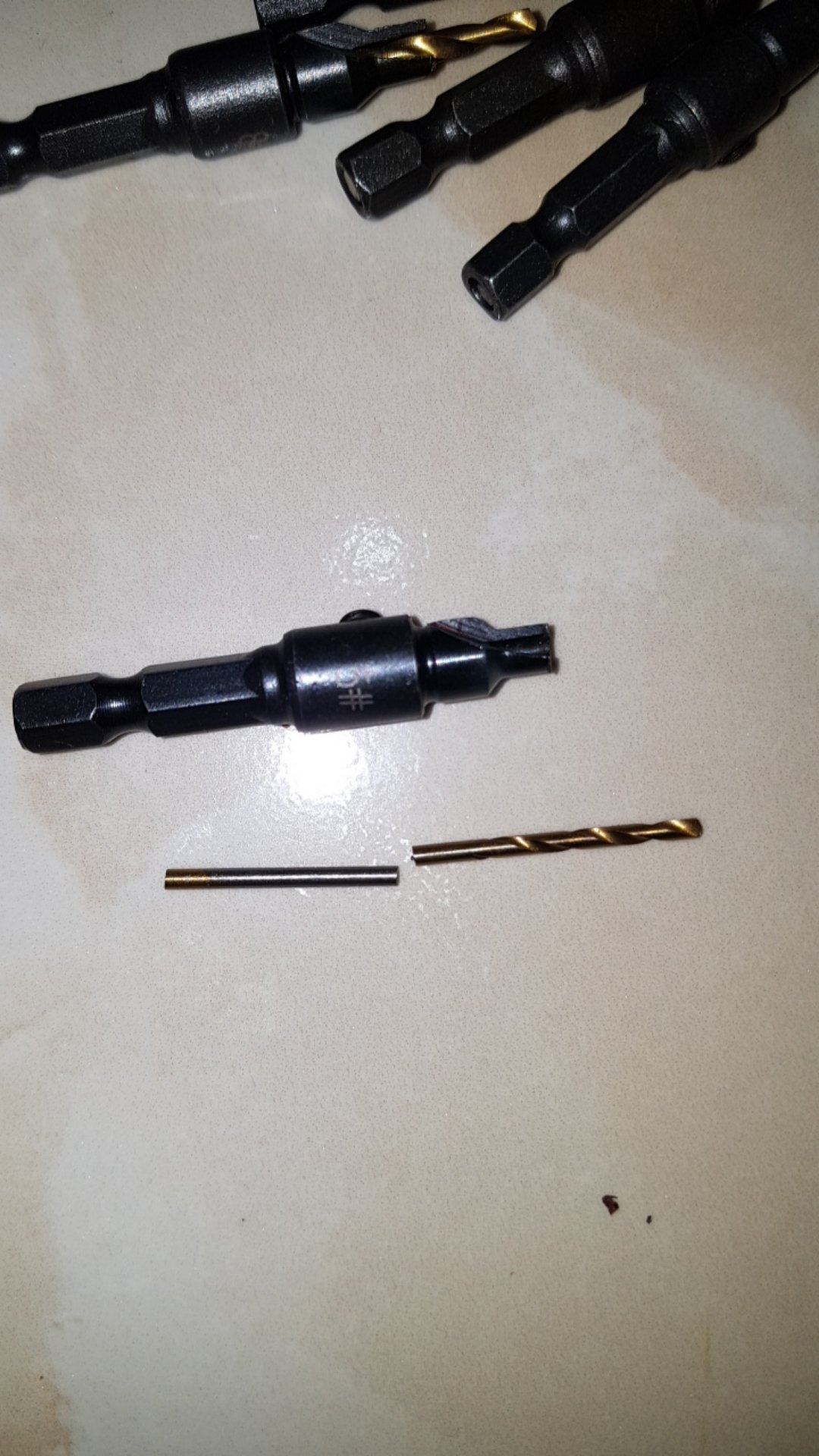 Mata Bor Countersink Set 5 Pcs Kayu Aluminium Plastik Plat Multifungsi Drill Bit Hss 1.98-3.56mm