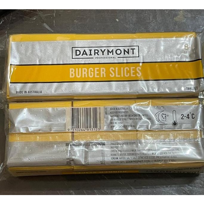 

BISA COD Dairy Mont Burger Slices - Dairymont Red Cheddar Slice isi 84