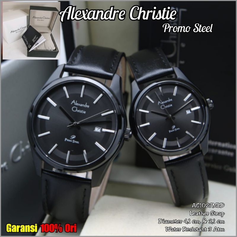 Jual JAM ALEXANDER CHRISTIE PRIA ORI COUPLE AC 1027 ALEXANDRE CRISTY ...