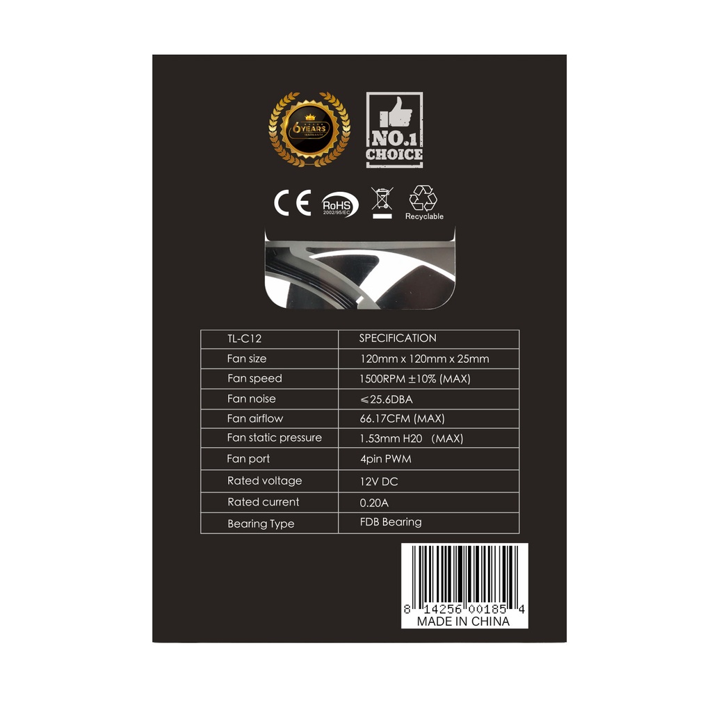 THERMALRIGHT TL-C12 120mm PWM FAN