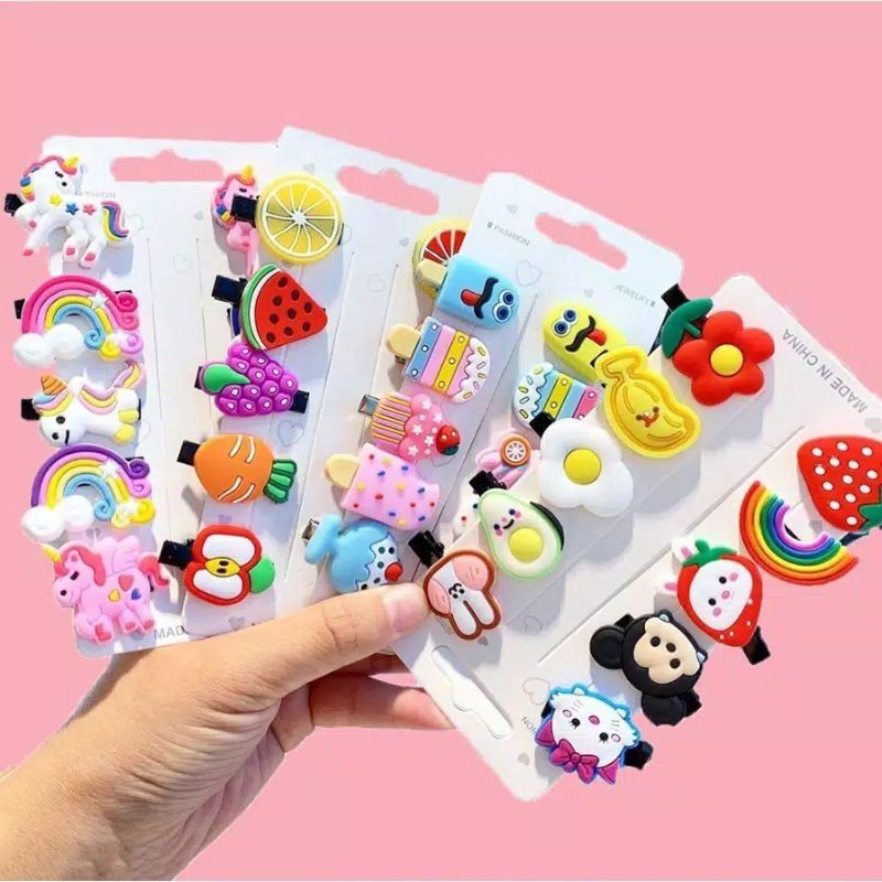 [ETC] 10 pcs Jepitan Rambut Anak Korean Style / Jepitan Rambut Lucu dan Imut