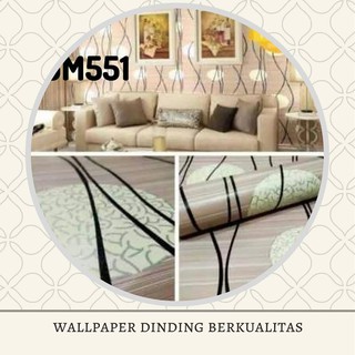 Wallpaper Sticker Dinding CREAM  BUNGA DANDELION GM551 