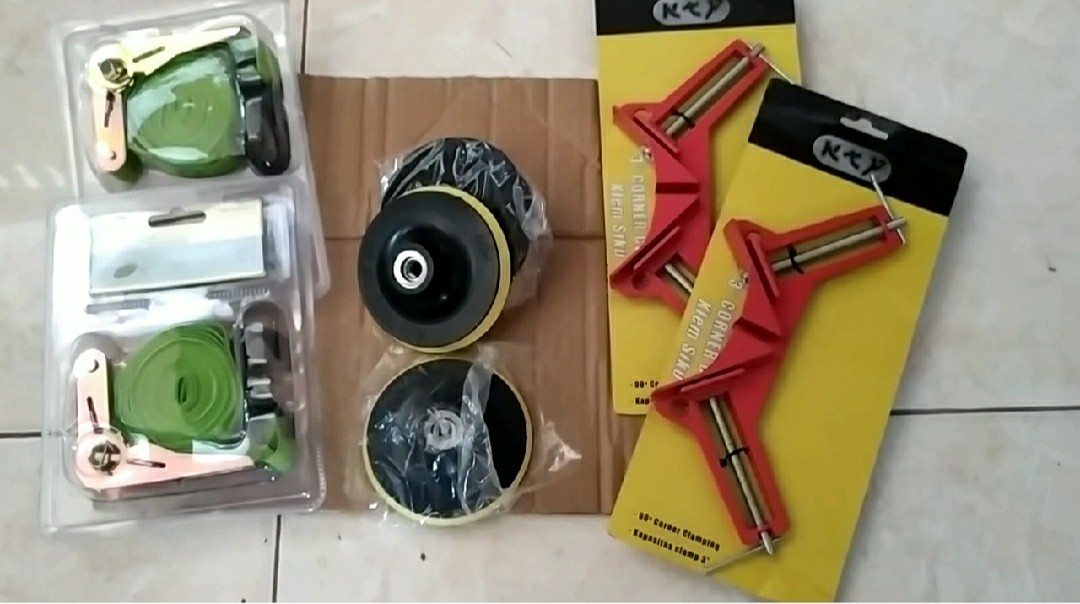 Catok Penyiku Siku Sudut Klem Kayu Pigura 90 Drajat Miter Corner Clamp