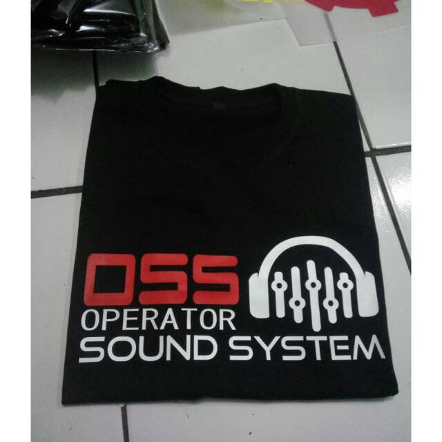 Baju kaos Oss Operator Sound System