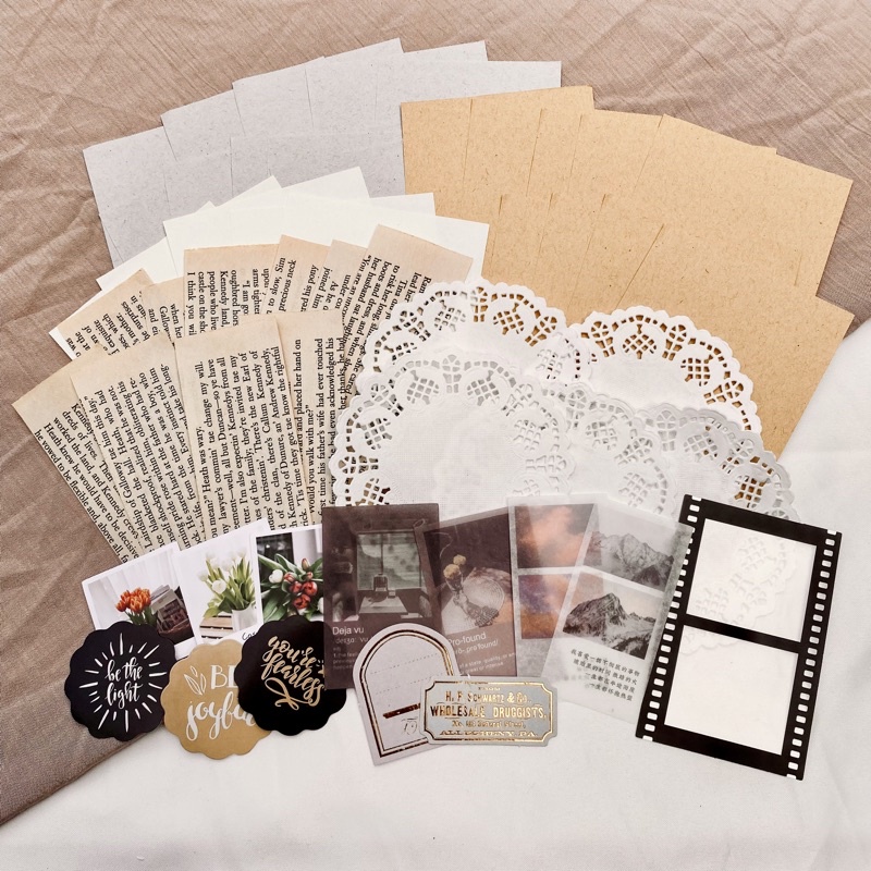 

paket lengkap journaling termurah untuk dekorasi scrapbook notebook diary bujo jurnal kit