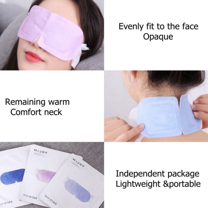 MIJOY 5 Pcs Steam Eye Mask Heated - Masker Mata