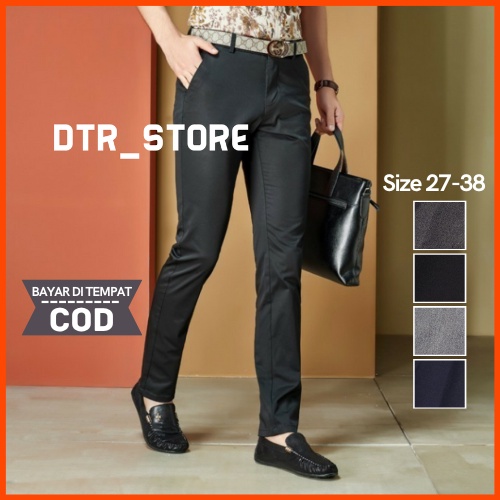 CELANA KANTOR PRIA SLIM FIT / CELANA FORMAL PRIA / CELANA BAHAN PRIA SLIM FIT