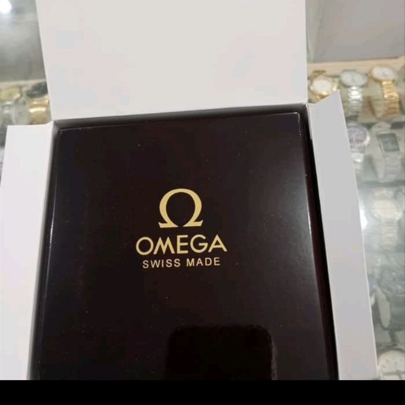 Kotak Jam Omega Kayu Premium Box Exclusive