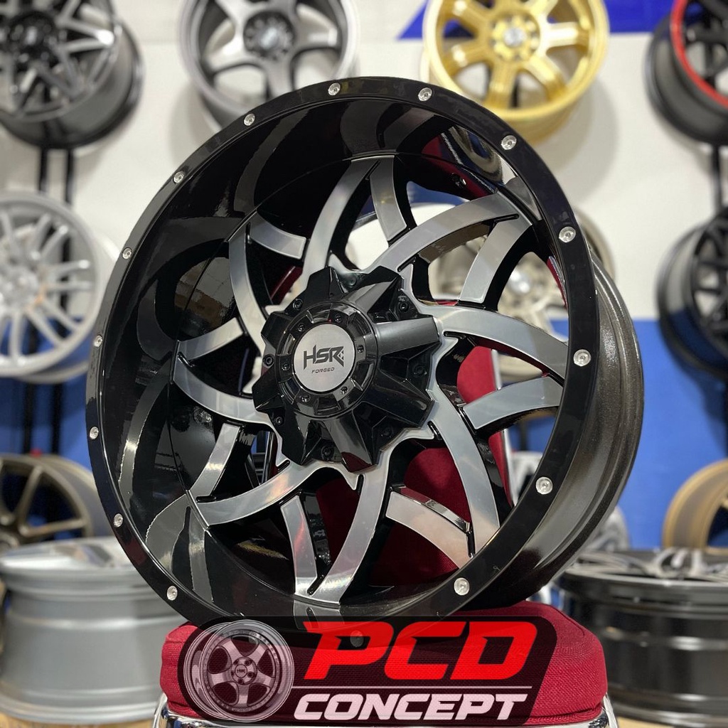 VELG GANTENG GARANG UNTUK MOBIL JEEP RUBICON HSR FG BOLD|GRATIS ONGKIR | VELG ROBICON R20