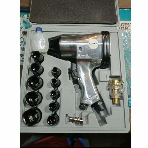 Jual Air Impact Wrench Kit Westco 12 Alat Buka Baut Set Kit Westco