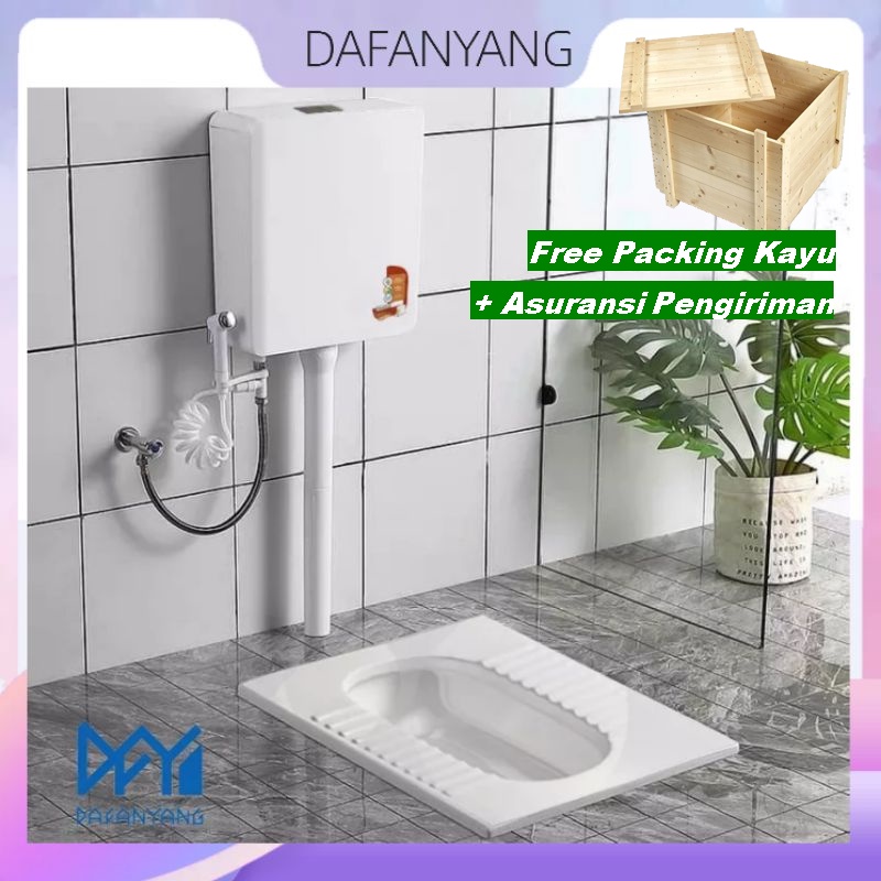 Jual Closet Kloset Jongkok Mr Tao Set Energy Saving Water Tank Wc