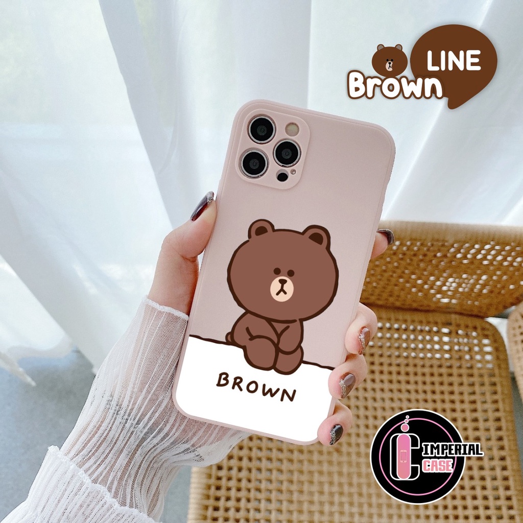 CASE CASING SOFTCASE SILIKON MACARON PELINDUNG KAMERA BEAR OPPO VIVO SAMSUNG XIAOMI REALME IPHONE AL
