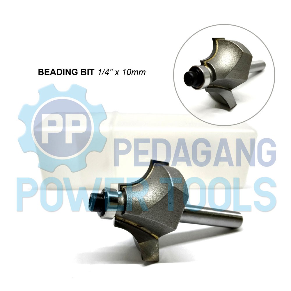 MATA BEADING BIT 10 MM MESIN PROFIL KAYU WOOD TRIMMER ROUTER BIT