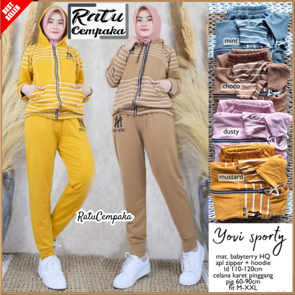 BAJU OLAHRAGA WANITA SETELAN TRAINING WANITA TRENING KEKINIAN TERBARU TRAINING JUMBO SET