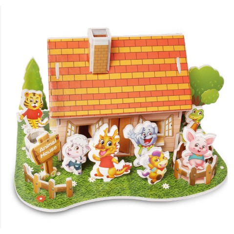 HCBS Mainan Puzzle Edukasi 3D DIY Kreatif Anak Part 2