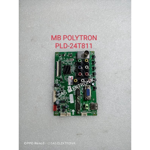 MB MOTHERBOARD MAINBOARD MESIN TV LED POLYTRON 24 INCH PLD-24T811 PLD24T811