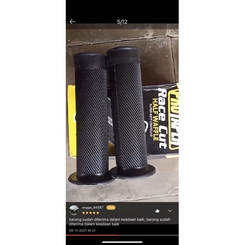 Grip handgrip sarung gas protaper bulu harga sepasang kiri kanan universal