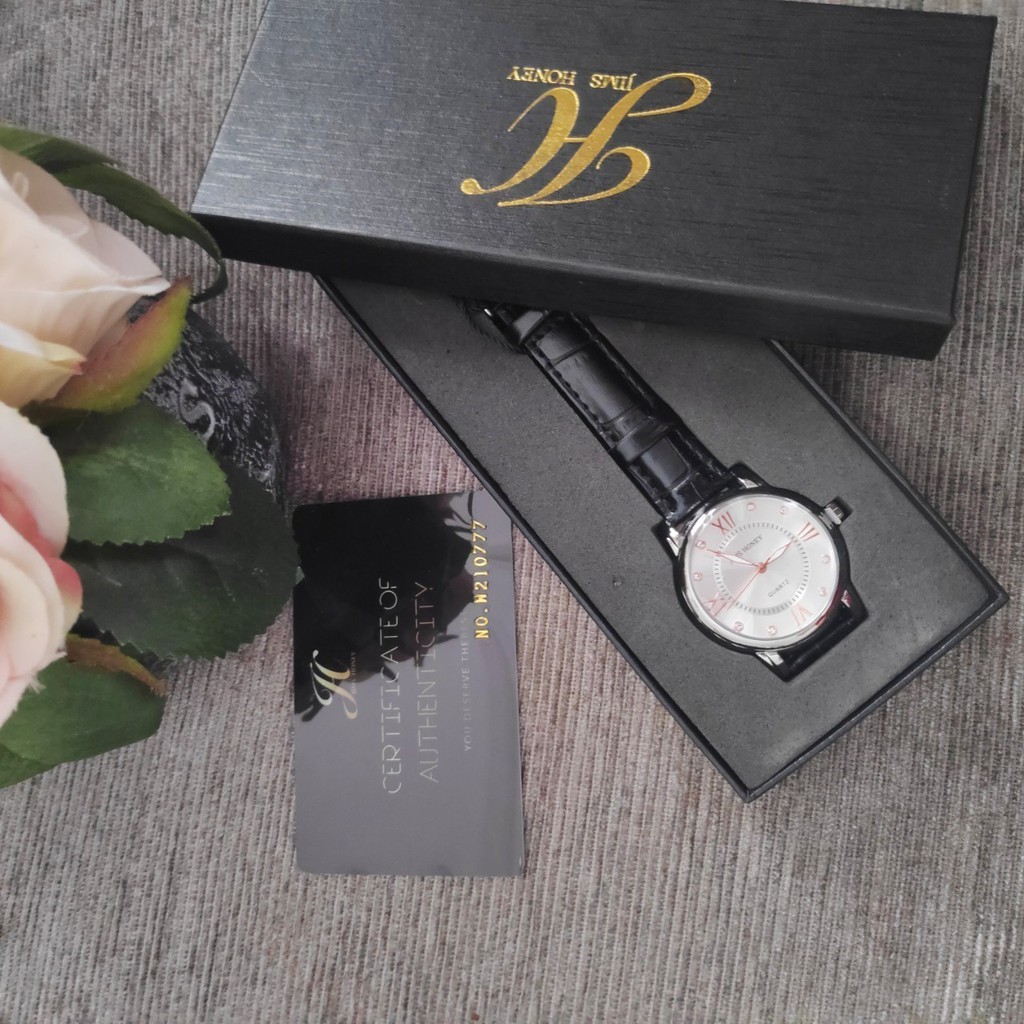 CEWEK STAINLESS TAHAN AIR BERKUALITAS TERLARIS//  JT 8188 JAM TANGAN WANITA JIMSHONEY JH