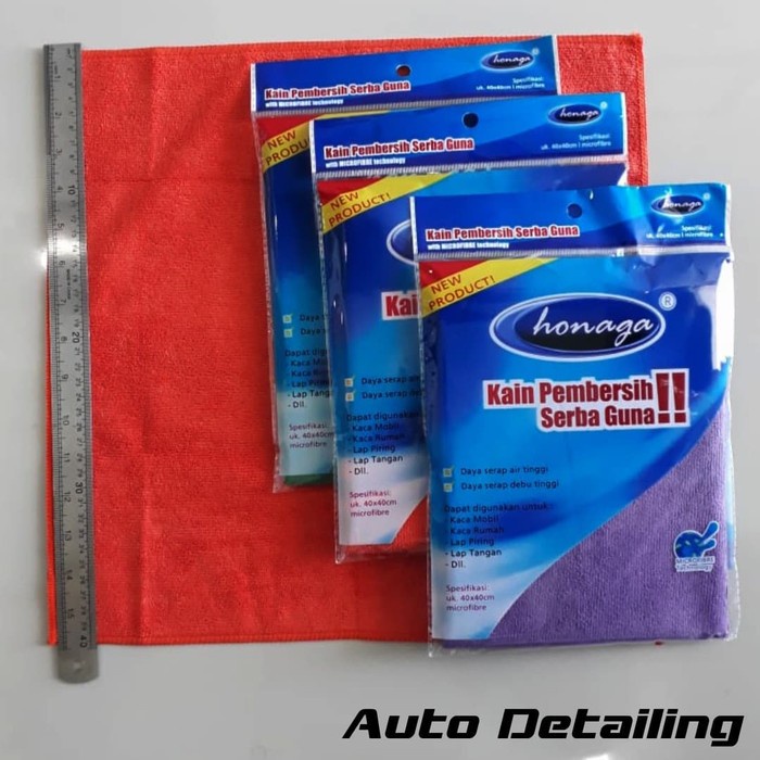 Kain Lap Microfiber Honaga Auto Detailing