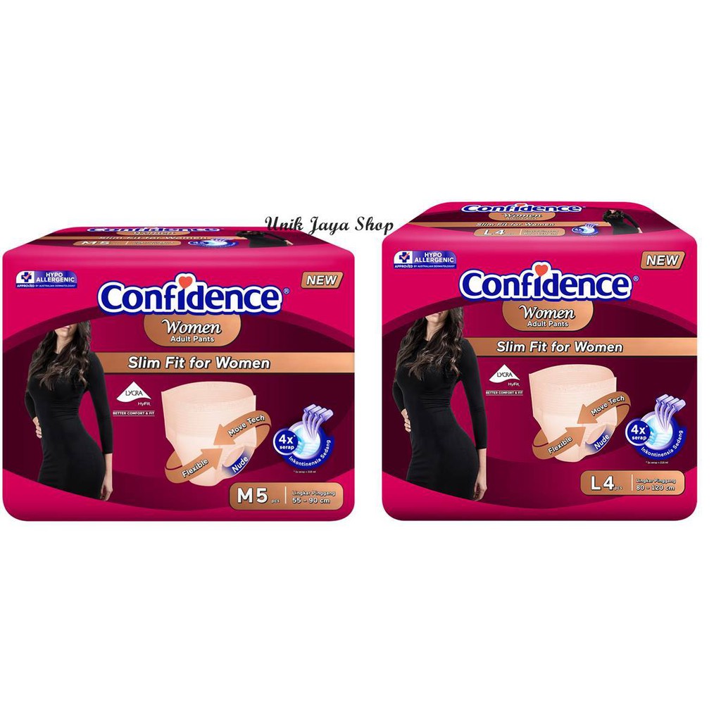 Confidence Women Adult Pants Slim Fit For Women - Popok Dewasa Wanita