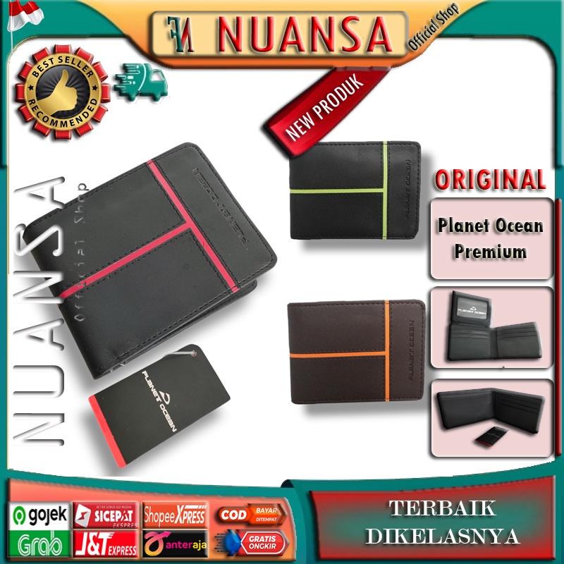 Dompet Pria Premium Planet Ocean DPO352280 Original Produk